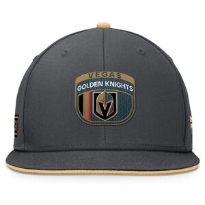 Fanatics Black & Gold NHL Authentic Pro Snapback Hat
